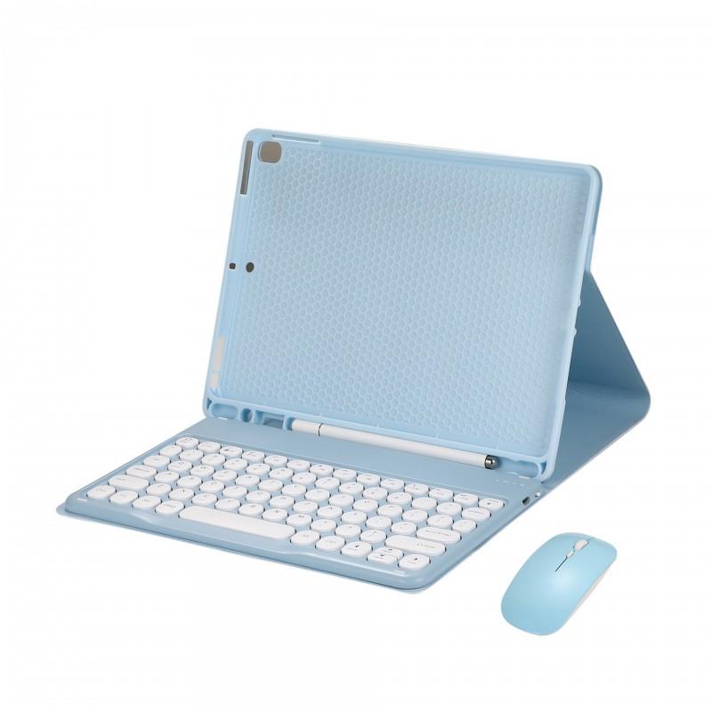 IPad Pro 11 10.9 7th Gen Case With Round Keycap Bluetooth Keyboard Pencil Holder Magnetic