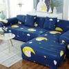 Sofa-Sitzkissenbezug mit geometrischem Druck, Möbelschutz, L-förmiger Ecksessel, elastischer Sofabezug für das Wohnzimmer zu Hause
