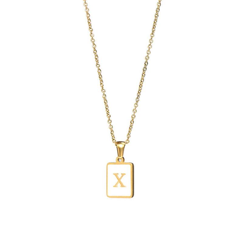 Pendant English Letters Chain Clavicle Necklace The Letter Necklace Accessories Creativity
