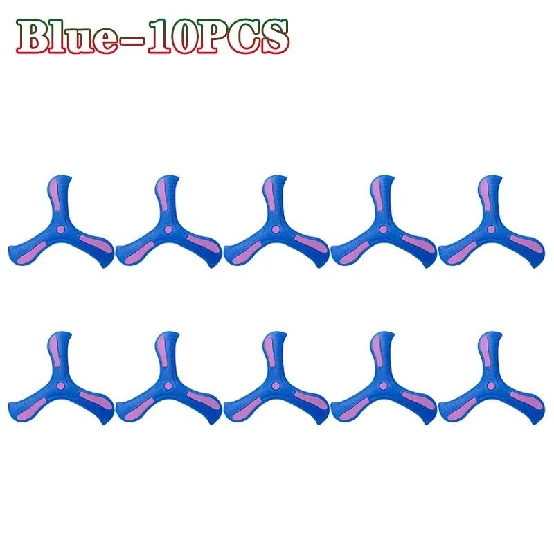 Outdoor Soft Boomerang Flying Disc Three Leaf Cross Toy Interactive Sports for Children Adult Kids Decompression 6