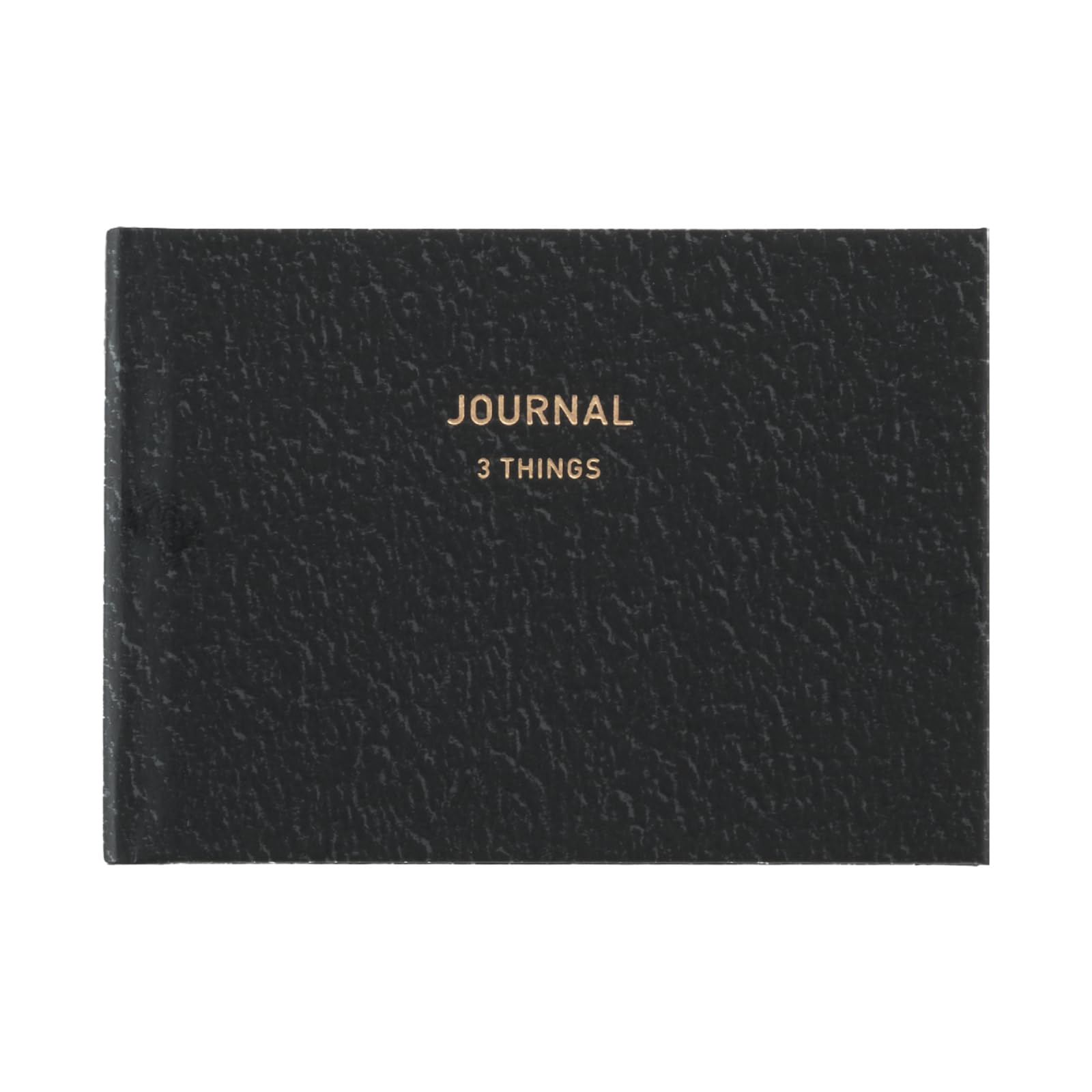 

Daigo Diary, Flat Size, Easy Journal, 3 Things, Black (Set of 2) R2376