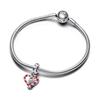 Pandora Candy Cane Sterling Silver Dangle Charm