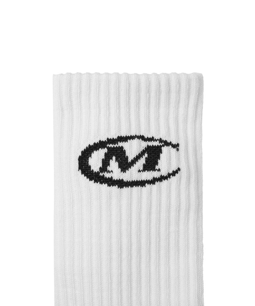 Mihag [3Pack] Symbol Logo Socks (White)