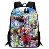 One Piece Mochila Escolar 15-Inch Large Capacity Durable Lightweight Adjustable Cartoon School Backpack Unisex For Kids Age 6-10