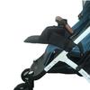 Nexxxly Stroller Footrest Seat, Buggy Extension, Foot Rest Mat, 35x30cm
