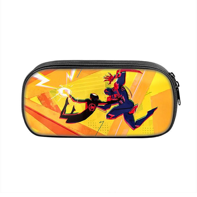Spiderman Student Pencil Case With Polyester Material And Large Storage For School Supplies
