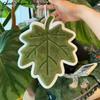 Thick Absorbent Coral Fleece Hanging Towel For Cute Creative Plant Leaf Shape Hand Towel Kitchen Bathroom Handkerchief