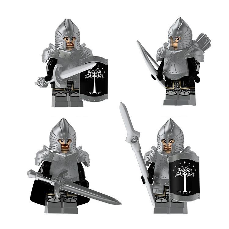 Collection Assembly Toy Minifigure Building Blocks Children's Gift Medieval Knight