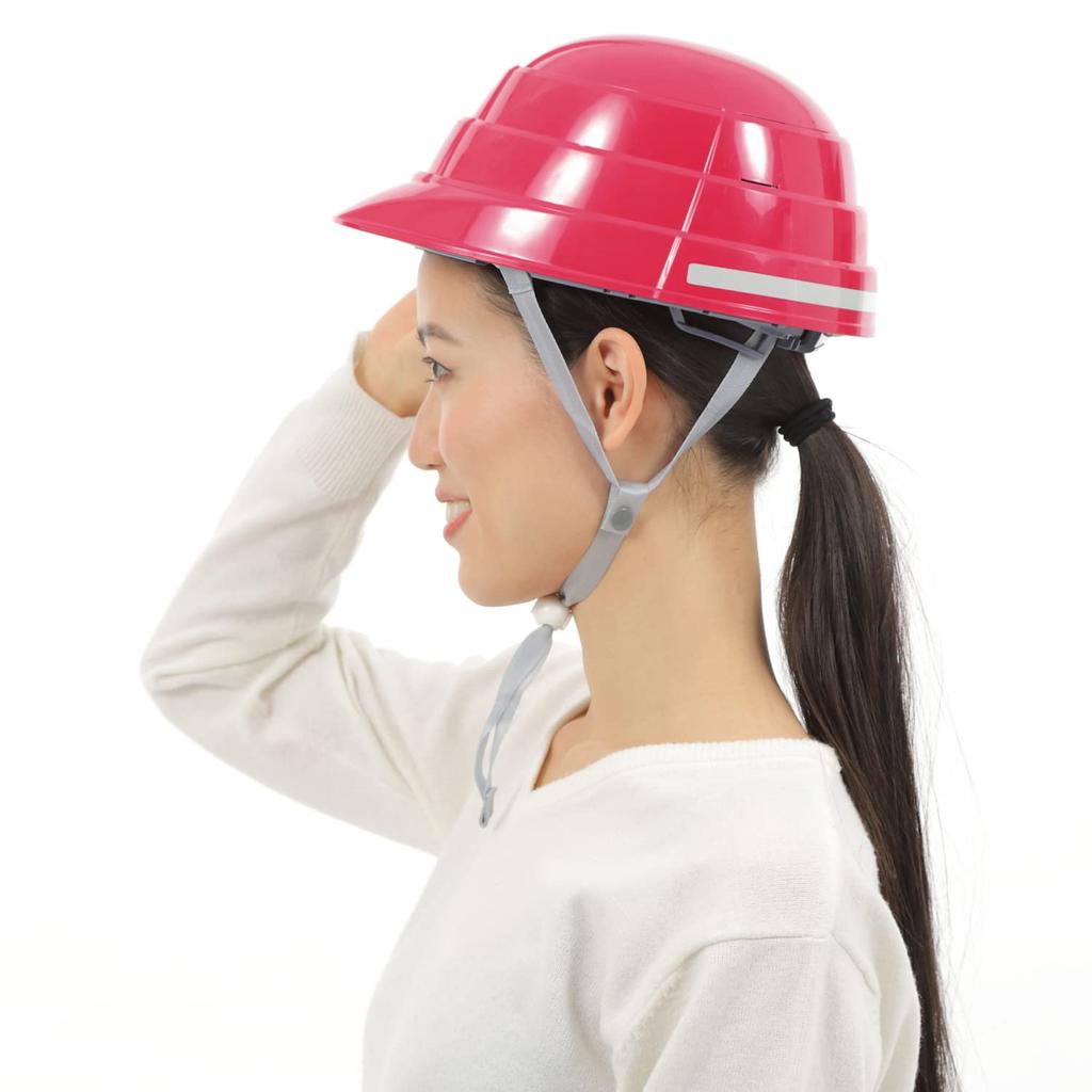 Folding Disaster Prevention Helmet Osamet Reflective Osamet Rose Disaster Prevention and Crime Prevention Direct (with Material) (for Adults, Red)