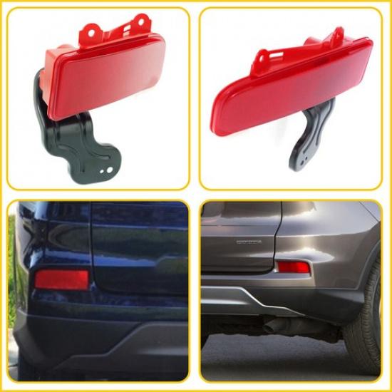 For 2015-2016 Honda CRV Rear Bumper Reflector Red LED Tail Brake Signal Lights K