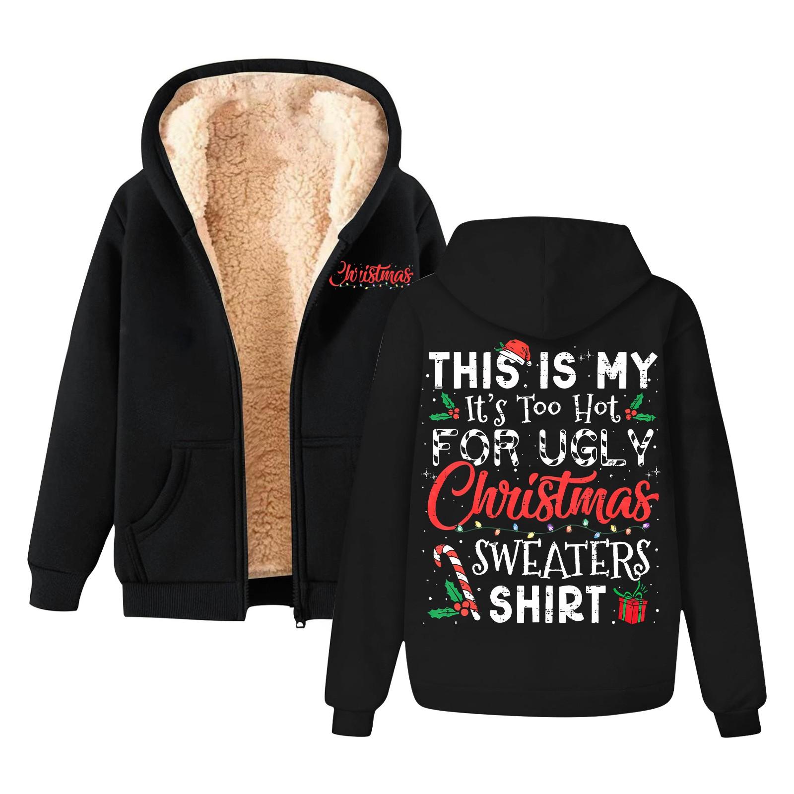 Мужская и женская мода. Одно и то же пальто с флисовой толстой толстовкой с капюшоном. Кардиган с капюшоном. XXXL чёрный