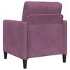 Storage Sofa Set 2 Pcs Purple Polyester