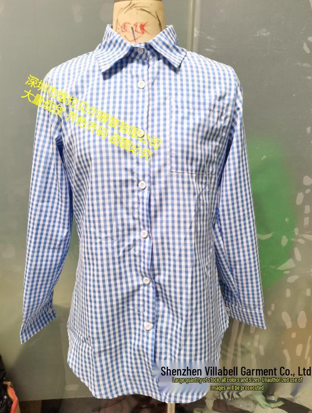 Retro Plaid Lapel Long Sleeve Shirt In Stock (2026)