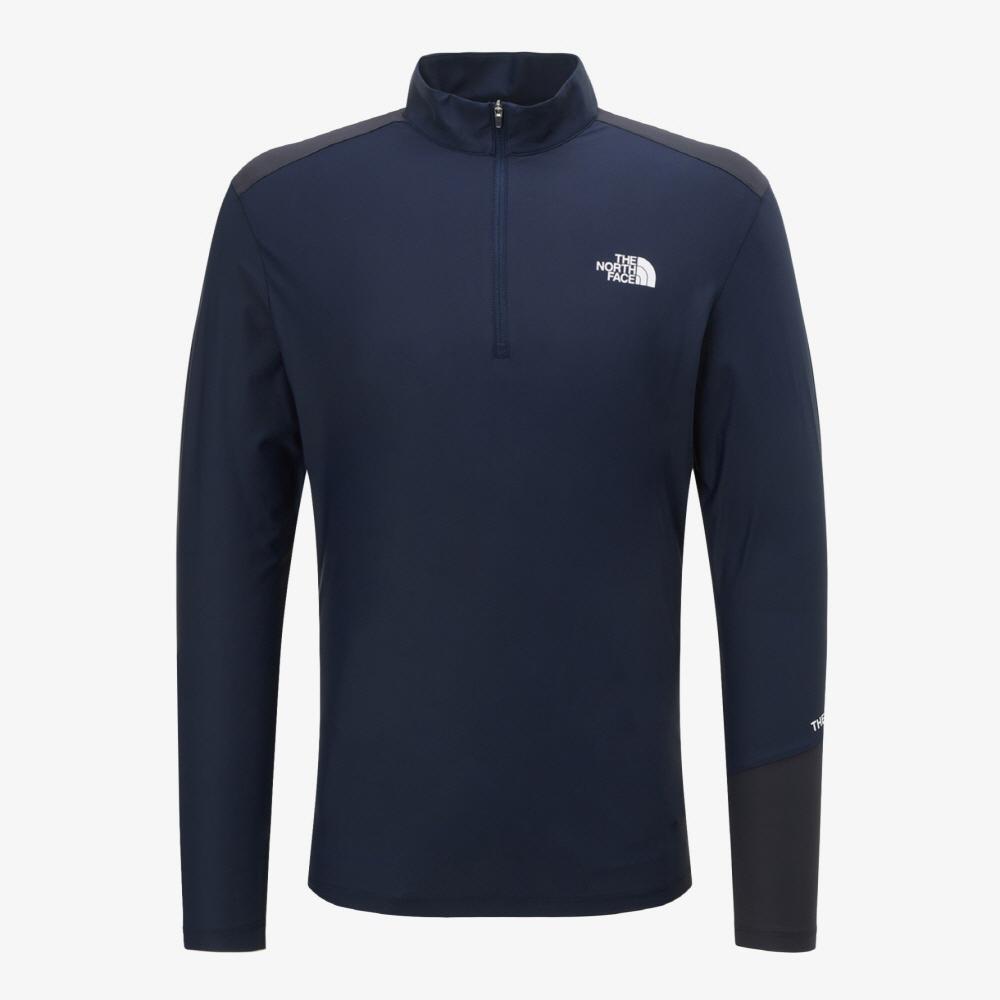 

THE NORTH FACE NT7LP02B Мужская футболка Minus Tech с длинным рукавом на молнии