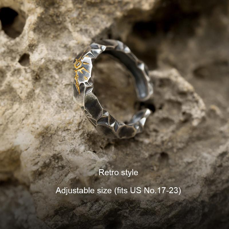 

Кольцо Aurora Wish, сплав цинка премиальное серебро мужское уникальное кольцо на указательный палец