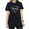 DC Comics Womens/Ladies Superman Marble Logo Cotton Boyfriend T-Shirt