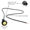 10X 23mm Eagle Led Eye Daytime Running Lights DRL Driving Backup Reversing Parking Signal Waterproof Lamps 9W DC 12V Black Shell