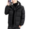  Men's Loose Casual Cotton Jacket Solid Color Short     Winter Warm Coat