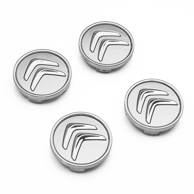 4Pcs 60mm Car Wheel Center Hub Caps For Citroen C4 C3 C2 Berlingo Xsara Picasso Car Tire Center Decoration Stickers Accessories