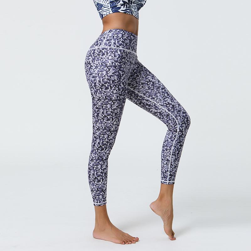 New yoga pants colorful printed yoga pants fitness pants