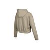 Jordan Essentials Casual Sport Knit Loose Hoodie Crop Top Women Tops Green DD6999-320