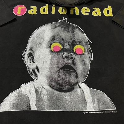 Vintage Radiohead  Pablo Honey Tour 1993 UK Rock Band 90s T-shirt REPRINT