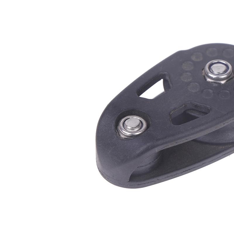 Kayak Canoe Boat Pulley Kit Heavy Duty Kayak Slide Rail Anchor Trolley Kit Marine Single Pulley Block Sheave Canoe Pulley