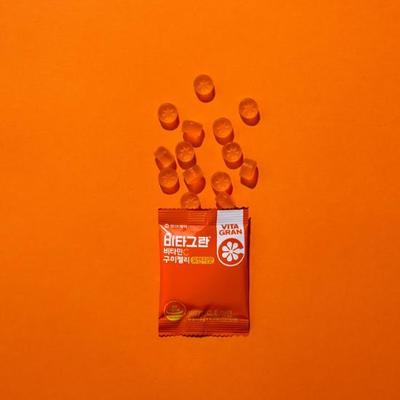 Vitagran Vitamin C Gummy Orange Flavor, 15 Packs (15-day Supply)