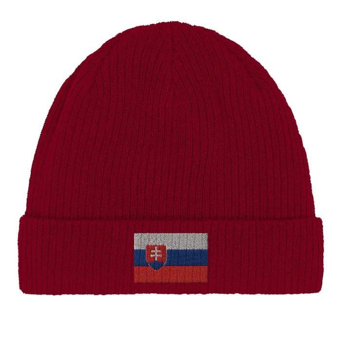 Bonnet Drapeau Slovaquie en Rouge