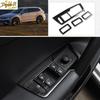 Black For VW Tiguan 2018-  Titanium Window Lift Panel Switch Cover Trim