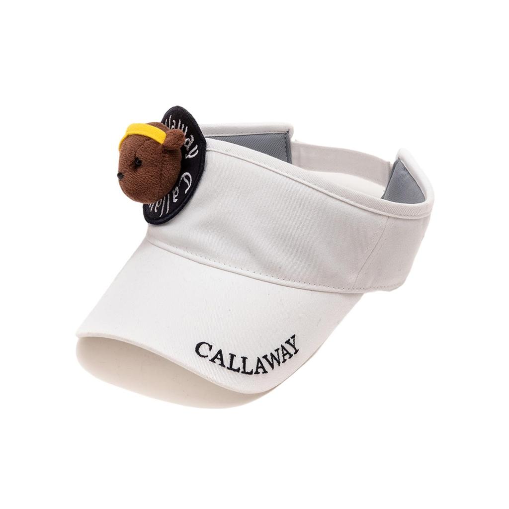 Callaway Sun Visor Adjustable Golf Hat C23291217 FR Women's (Bear Patch, Size) / / 1030_White