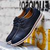 Shoes Men's Leather Lace Up Men Casual With Light Soft Sole Small White Shoes Men Business Dress Men's Shoes