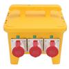 Power Distribution Box 16A Water Proof Outdoor Power Distribution Box with 3P 4P Female CEE Sockets for Construction