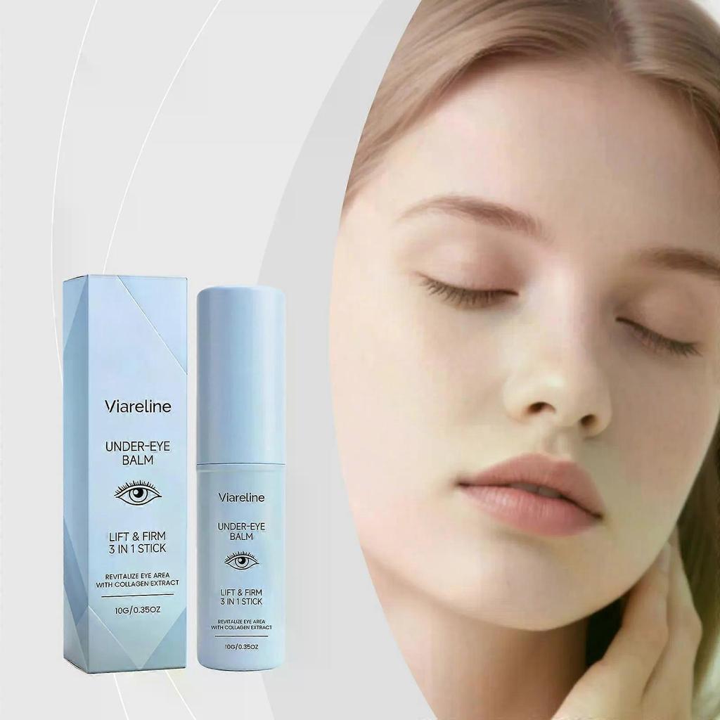 Under-Eye Balm Stick 10g, 3-in-1 Lift & Firm Eye Care with Collagen, Hydrating & Smoothing Balm for Dark Circles, Puffiness & Fine Lines