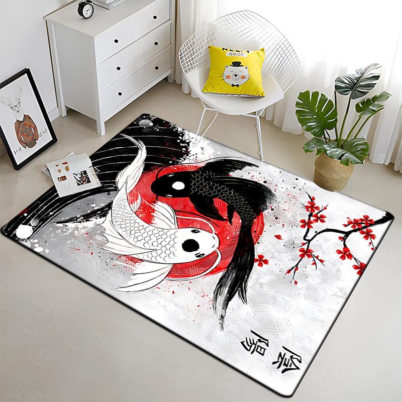 Chinese Five Elements Tai Chi Eight Diagrams Carpet Living Room Children's Carpet Home Decor Carpet Door Mat Rugs for Bedroom