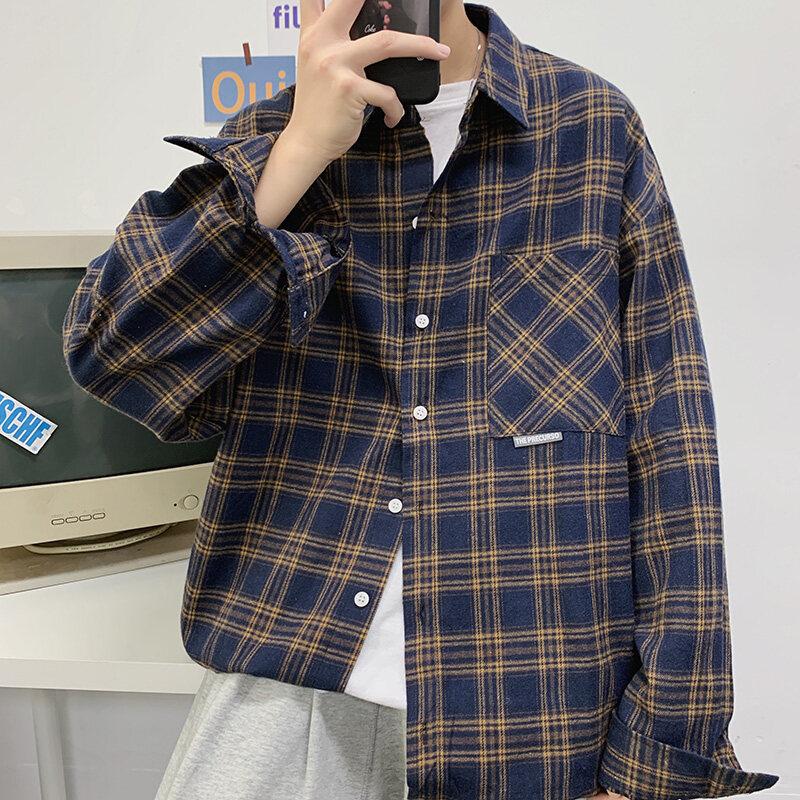 Cozy Up Mens Button Down Flannel Long Sleeve Plaid Shirts