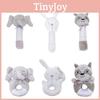 Baby Plush Animal Rattle Toy With Sound And Grasping For Early Education And Development