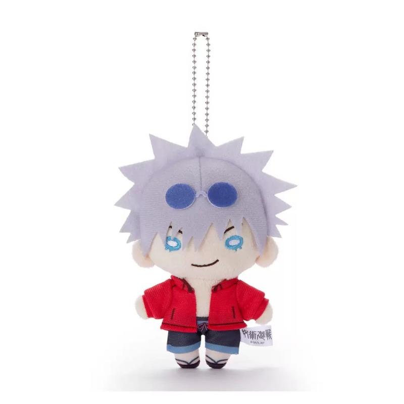 New Cute 12cm Anime Plush Pendant Jujutsu Kaisen Satoru Gojo Geto Suguru Cosplay Mini Doll Stuffed Decorative Toy Fans Gift