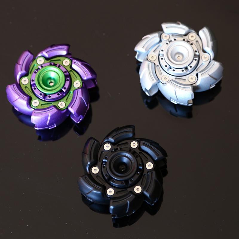 Opening and Closing Fingertip Gyro Fidget Spinner Multi-Purpose CNC Finger Tip Stress Relief AutismFidget Toys Adult Gifts