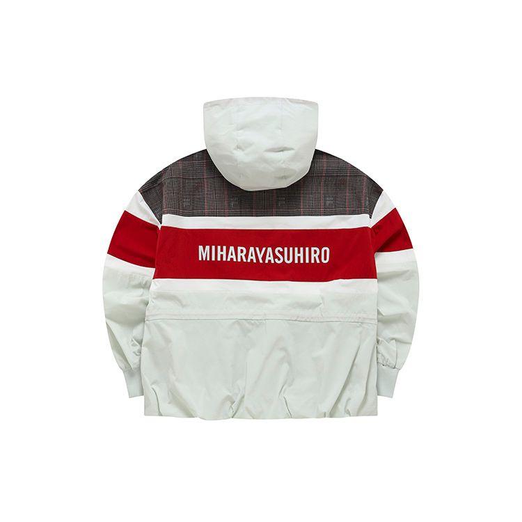 Fila X MIHARA YASUHIRO Logo Print Color Block Sports Hoodie Women Hoodies Morning-Dew-Gray F11W213201F-GY