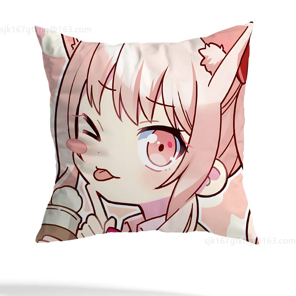 A-Akiyama M-Mizuki pillowcase casual style decoration, suitable for home decoration (excluding pillow core)