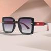 2025 New Square Sunglasses Women Luxury Brand Designer Letter Sun Glasses Vintage Polarized Eyewear Ladies UV400 Oculos De Sol