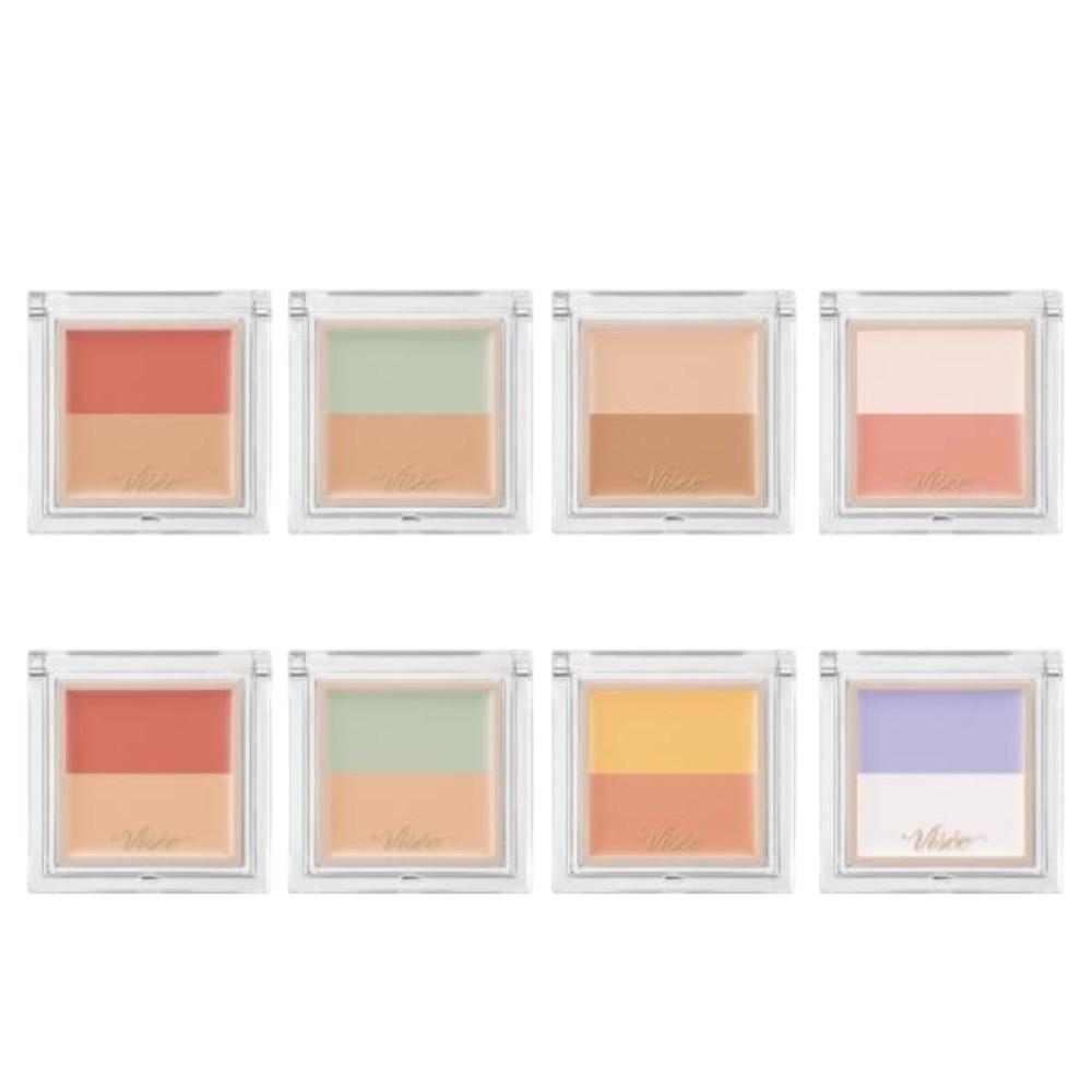 KOSE Visee Color Duo Trick Concealer 01 02 03 04 05 06 07 08 25g