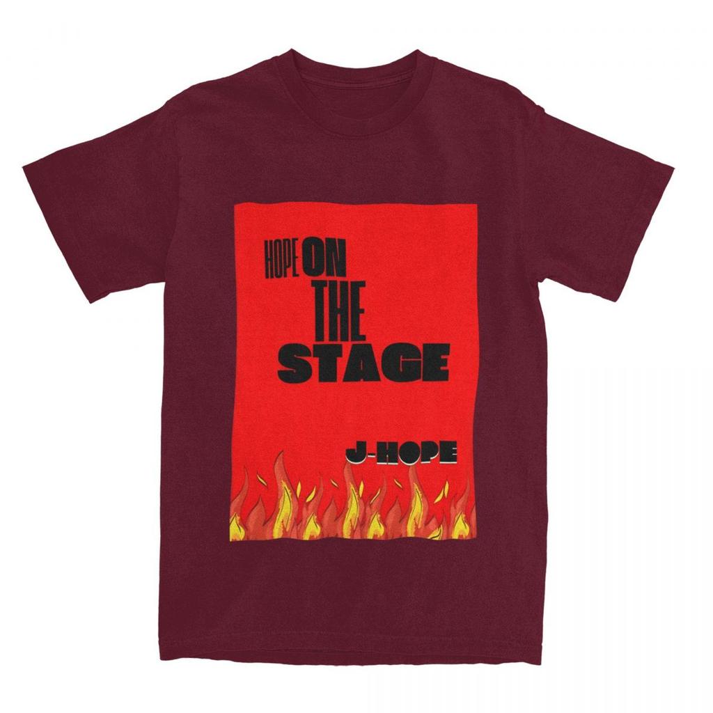 Kpop  J-Hope Hope On The Stage Tour 2025 T-Shirt Novelty T-Shirts Short Sleeve Vintage Tshirt Summer Cotton 4XL 5XL 6XL Clothes