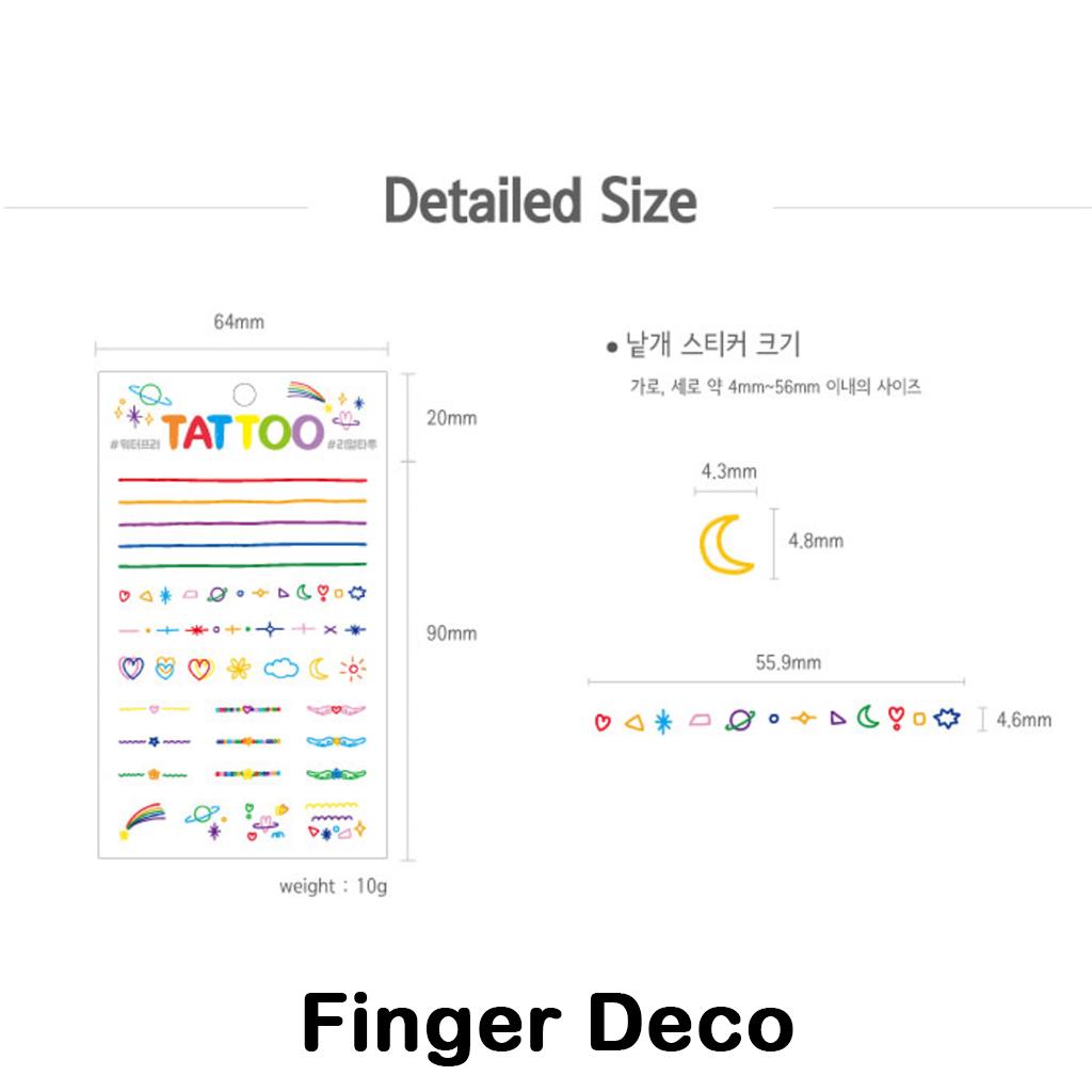 Petit Fancy Tattoo Sticker (23 Options)