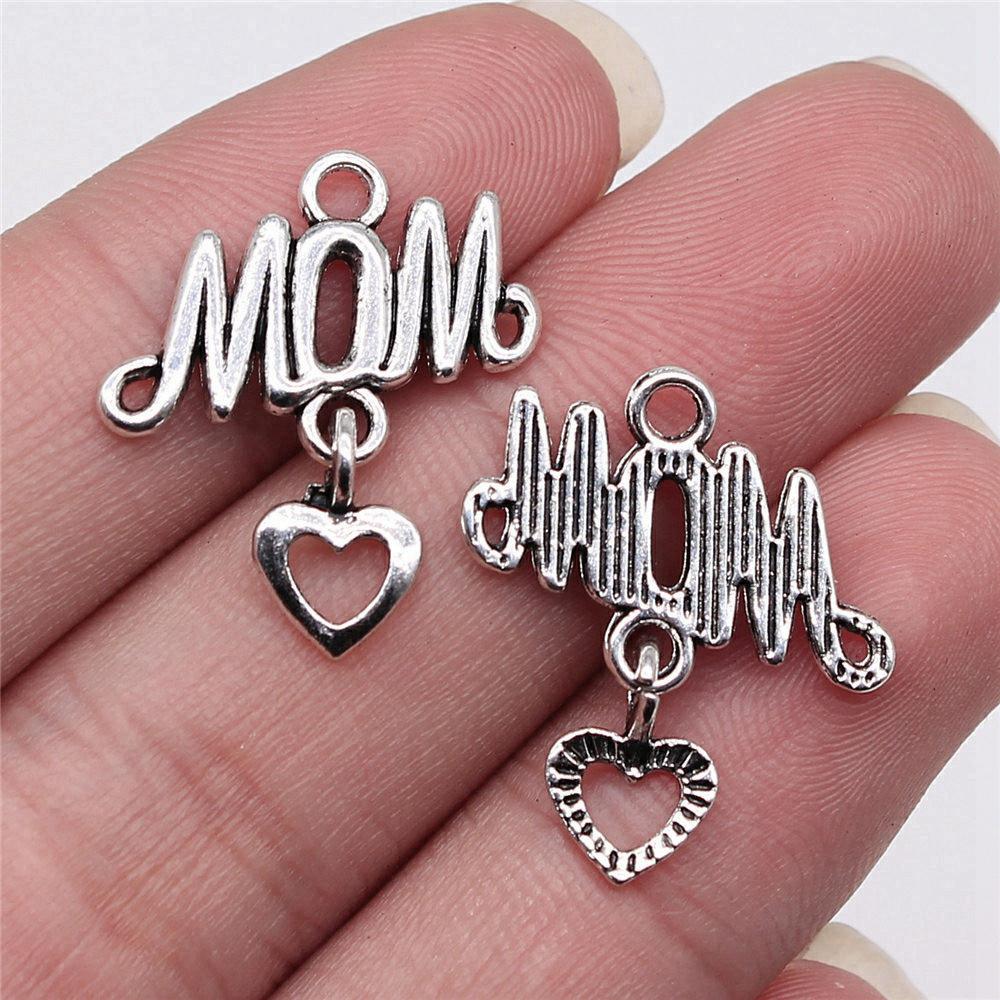 Family Member Heart Tags Charms Pendant Male Jewellery Massive Aesthetic Souvenir