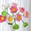 Lifelike Simulated Lotus EVA Fake Lotus Seedpod Landscape Artificial Flower  Garden