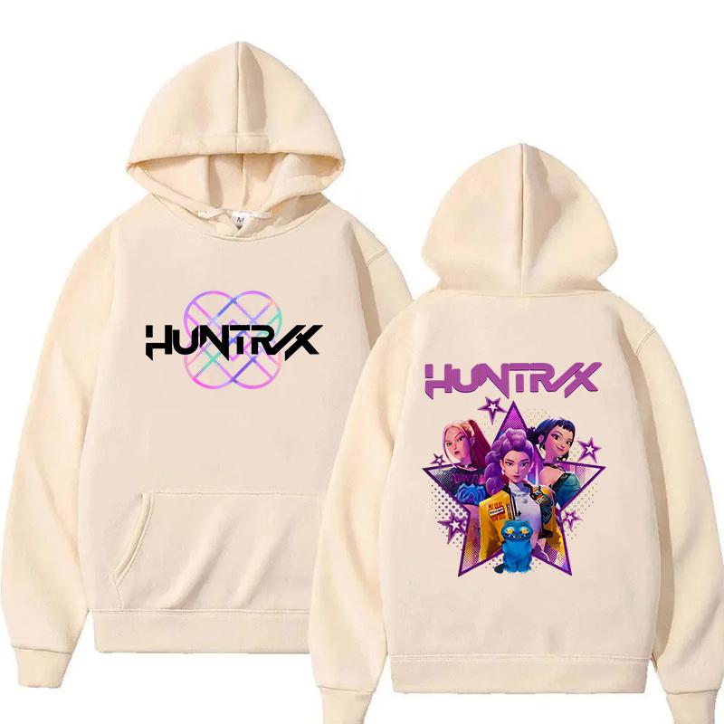 New KPop Demon Hunters Hooded Hot Movie Print Fashion Women Men Casual Hoodies Sweatshirt K-Pop Cartoon Girl Outfits Gifts