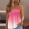 Trubkové topy pro ženy, roztomilé sexy tričko bez rukávů s potiskem mimo rameno