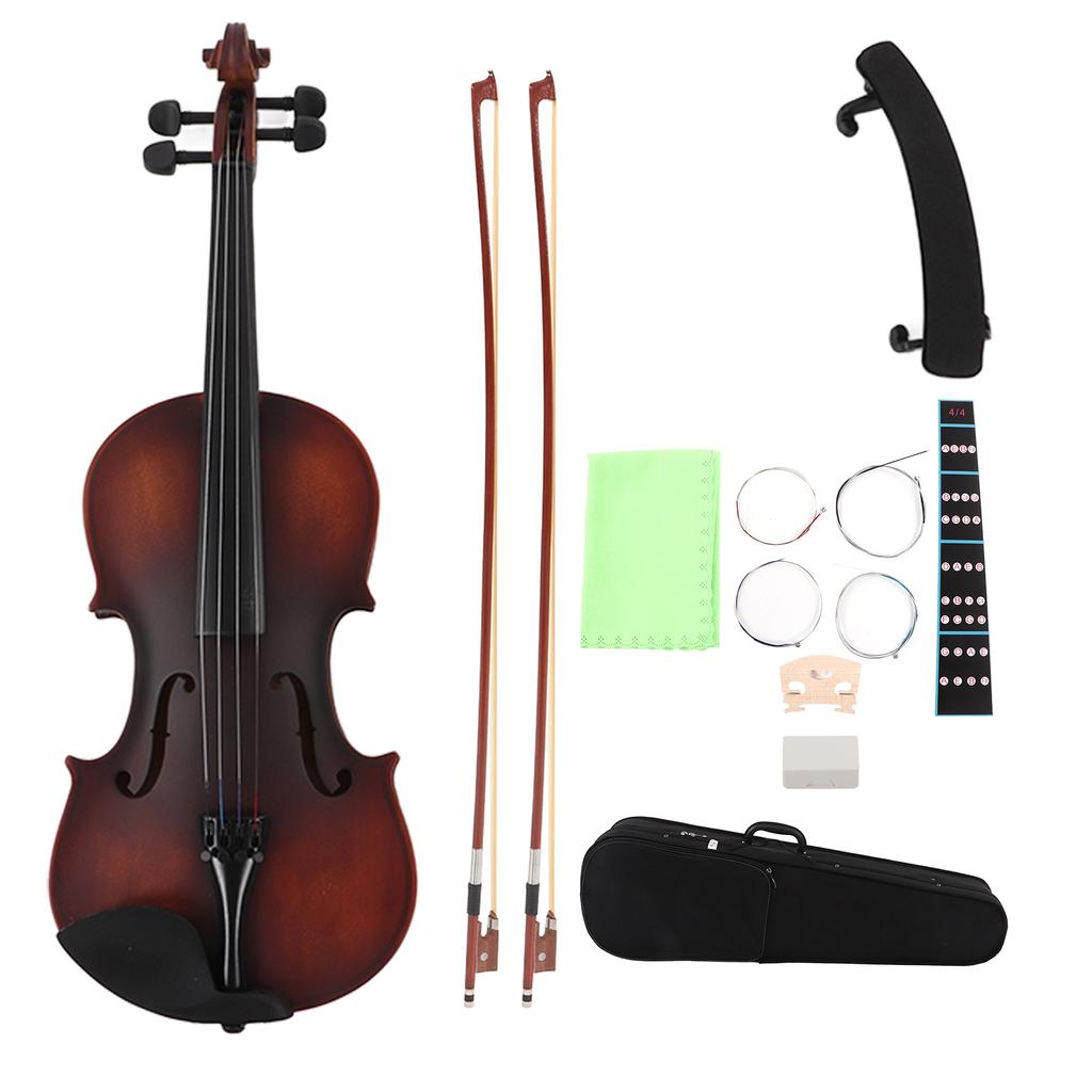 Violin Aston Villa Exquisite Matte Violin Beginners Playing Grade Test 44 Retro Violin